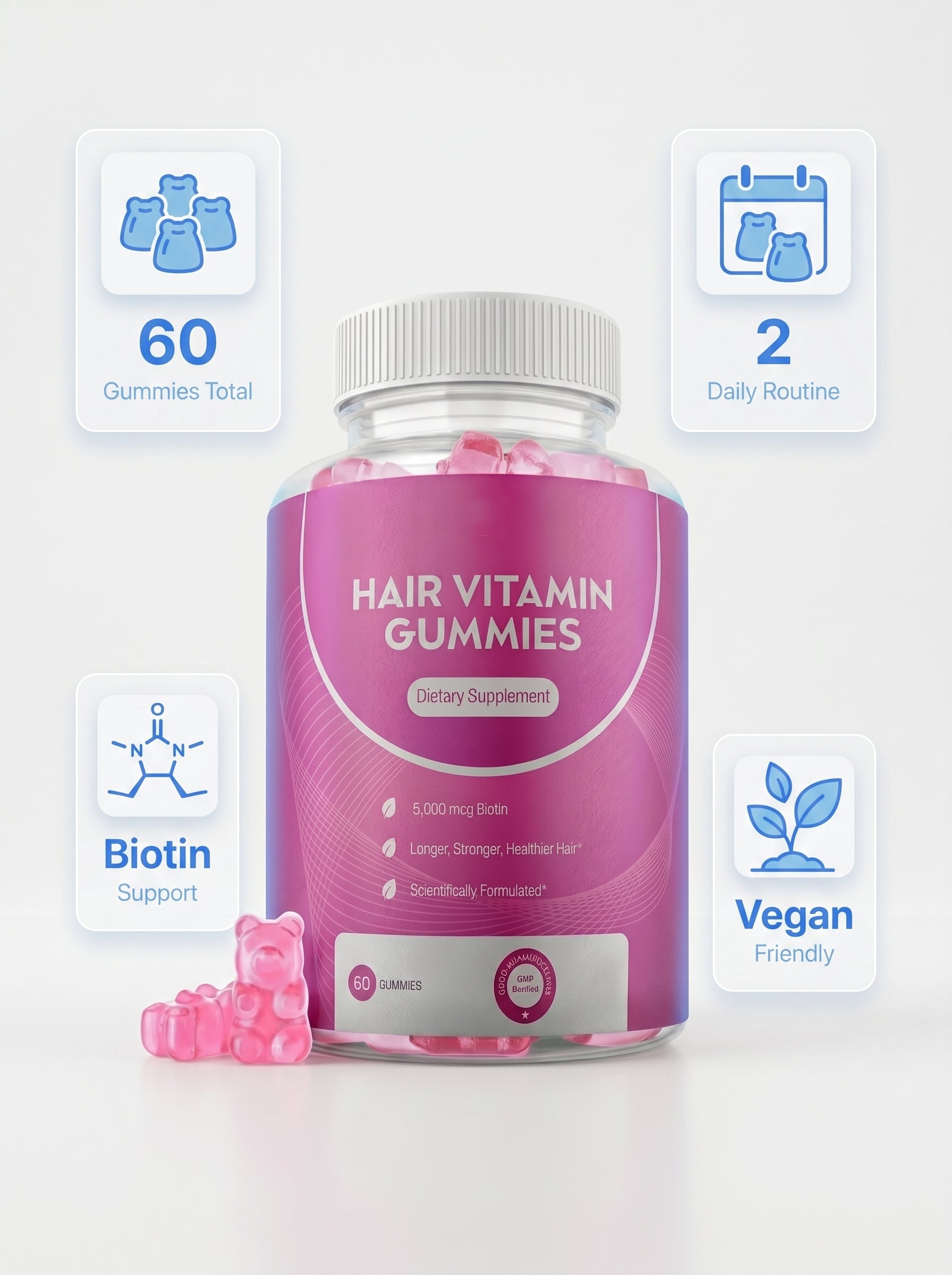 SilkBloom™ Hair Gummies